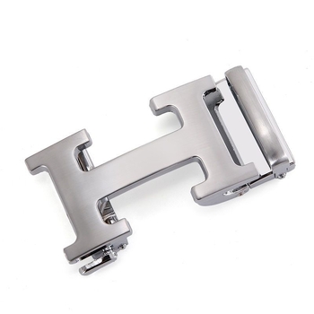 Автоматична катарама за колан, сплав, елипсовидна форма, модел с букви, бизнес стил