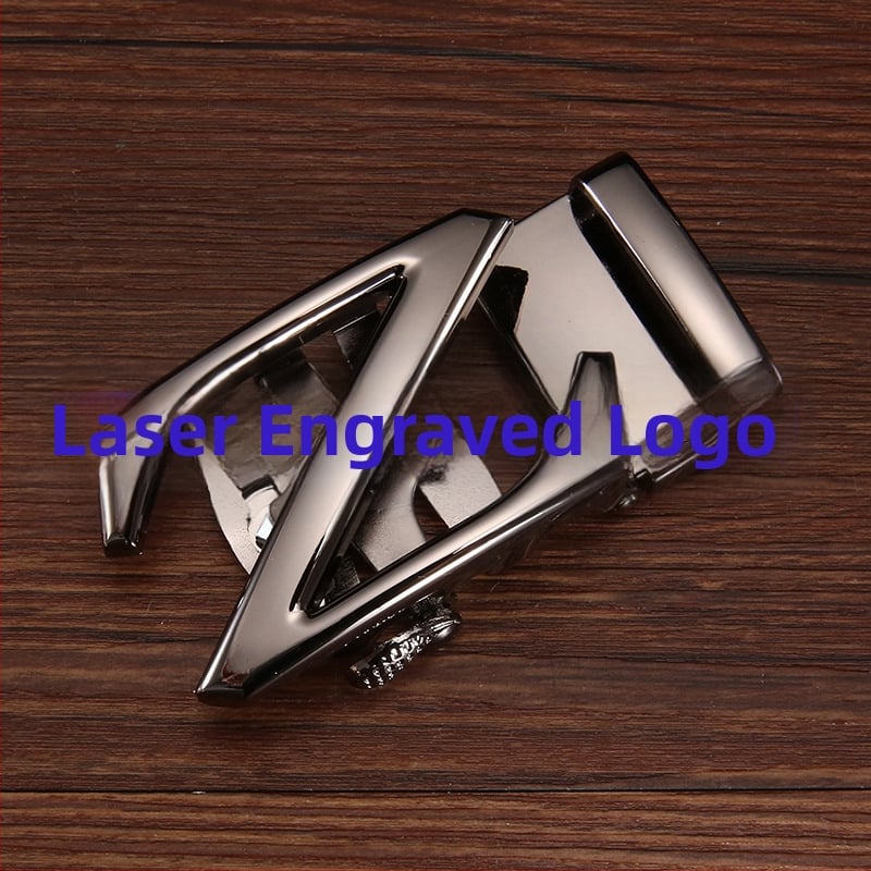 Автоматична катарама за колан, сплав, елипсовидна форма, модел с букви, бизнес стил