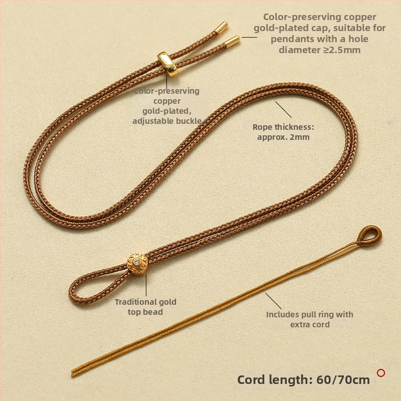 Rankų mezginiai jadeito pakabukas su virvele, su aštuonių lobynų kompasu, taikos motyvu ir moliūgo akcentu (Kilmė: Lianyungang; Medžiaga: medvilnė ir linas; Apdorojimas: rankinis mezginys)