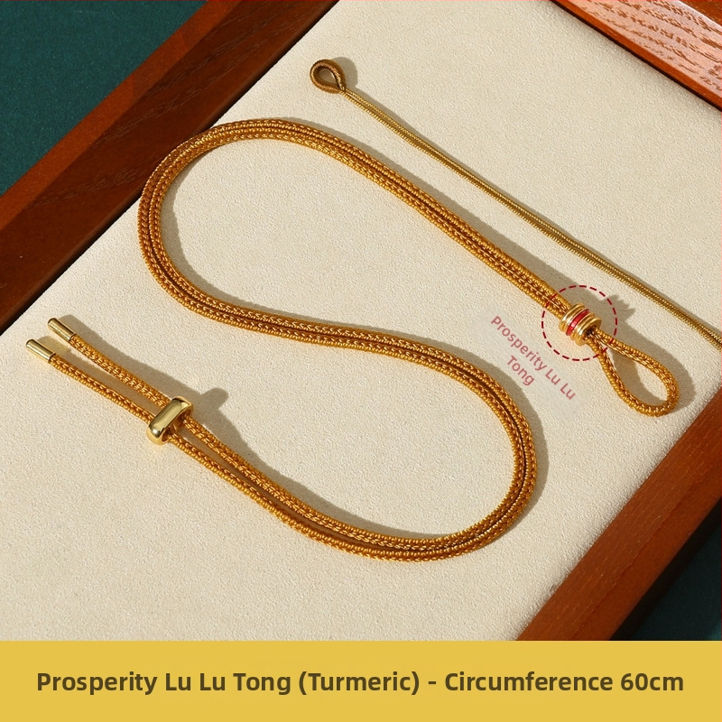 Rankų mezginiai jadeito pakabukas su virvele, su aštuonių lobynų kompasu, taikos motyvu ir moliūgo akcentu (Kilmė: Lianyungang; Medžiaga: medvilnė ir linas; Apdorojimas: rankinis mezginys)