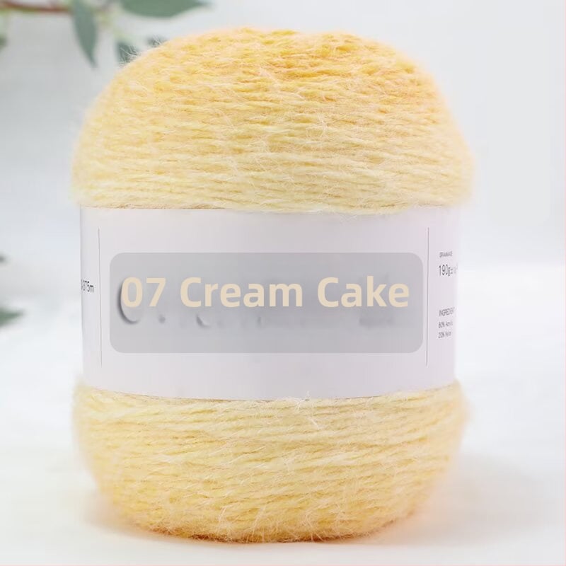 Takarófonal gradient dizájnnal, Semi-worsted, ball yarn formájú fonal, kézi kötéshez, alias Cake line, márka Also Warm