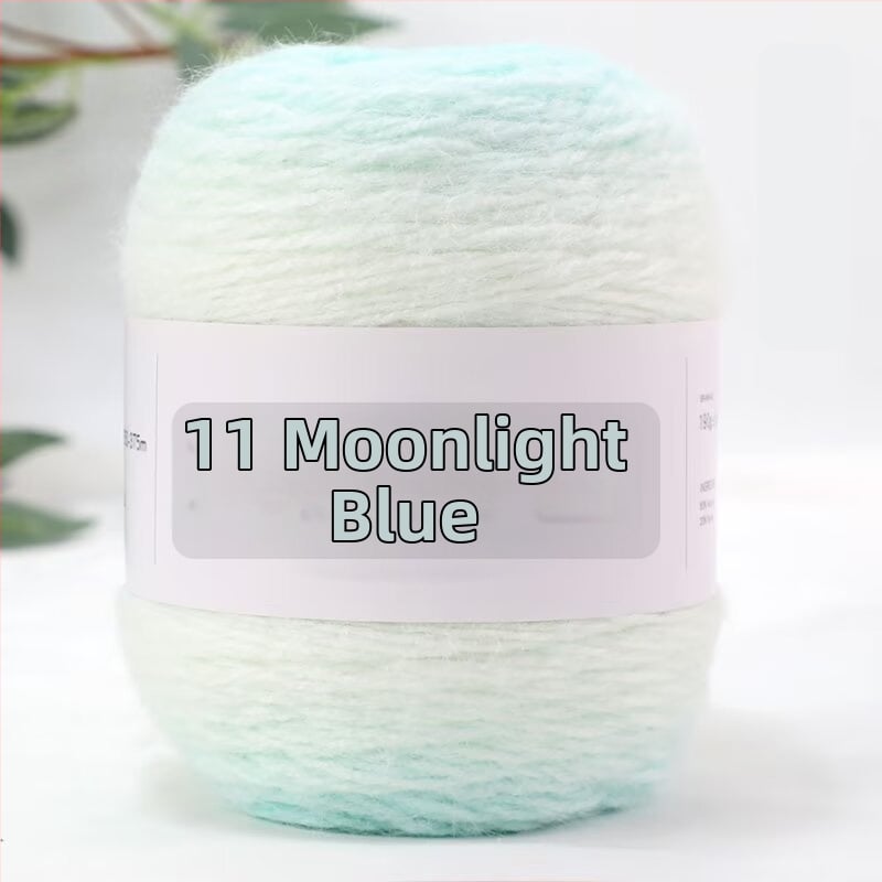 Takarófonal gradient dizájnnal, Semi-worsted, ball yarn formájú fonal, kézi kötéshez, alias Cake line, márka Also Warm