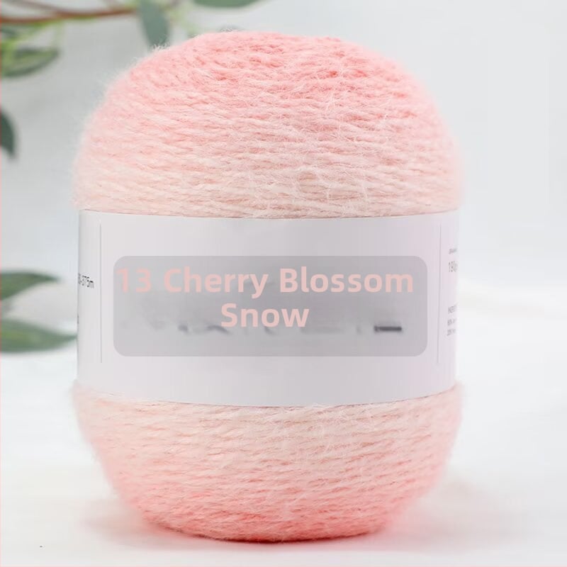 Takarófonal gradient dizájnnal, Semi-worsted, ball yarn formájú fonal, kézi kötéshez, alias Cake line, márka Also Warm