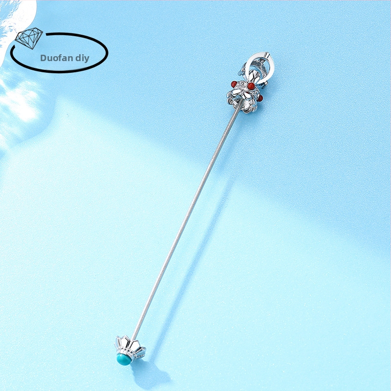 Réz nyaklánc elektroplattázott részletekkel, etnikus stílus, irodalmi retro, 2024 tavasza