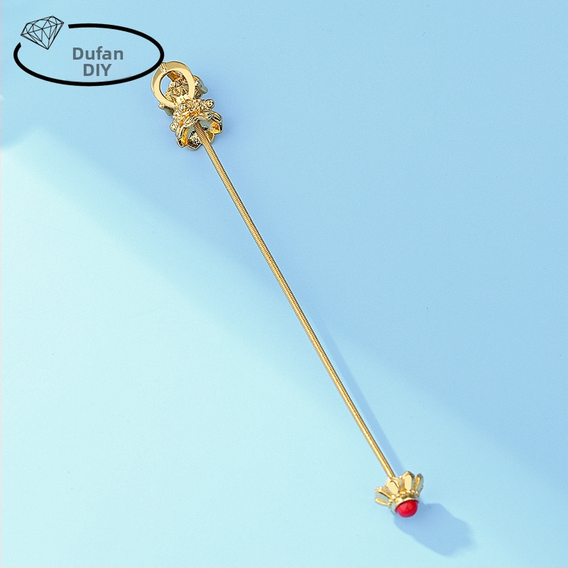 Réz nyaklánc elektroplattázott részletekkel, etnikus stílus, irodalmi retro, 2024 tavasza