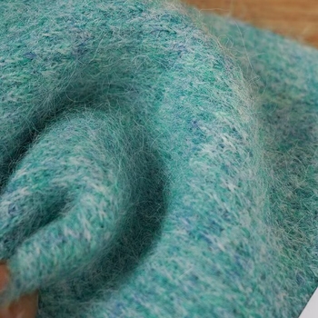 Keverék fonal kézi kötéshez – alpakka és mohír hosszú szálas keverék; gyűrűs sodrás; fonal forma: csoport; Mu Pai