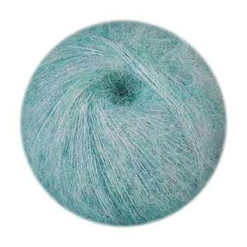Keverék fonal kézi kötéshez – alpakka és mohír hosszú szálas keverék; gyűrűs sodrás; fonal forma: csoport; Mu Pai