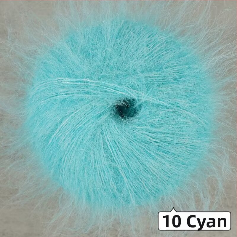 Keverék fonal kézi kötéshez – alpakka és mohír hosszú szálas keverék; gyűrűs sodrás; fonal forma: csoport; Mu Pai