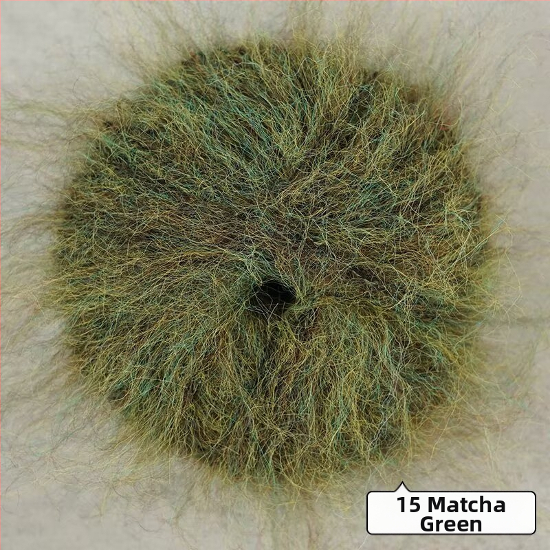 Keverék fonal kézi kötéshez – alpakka és mohír hosszú szálas keverék; gyűrűs sodrás; fonal forma: csoport; Mu Pai