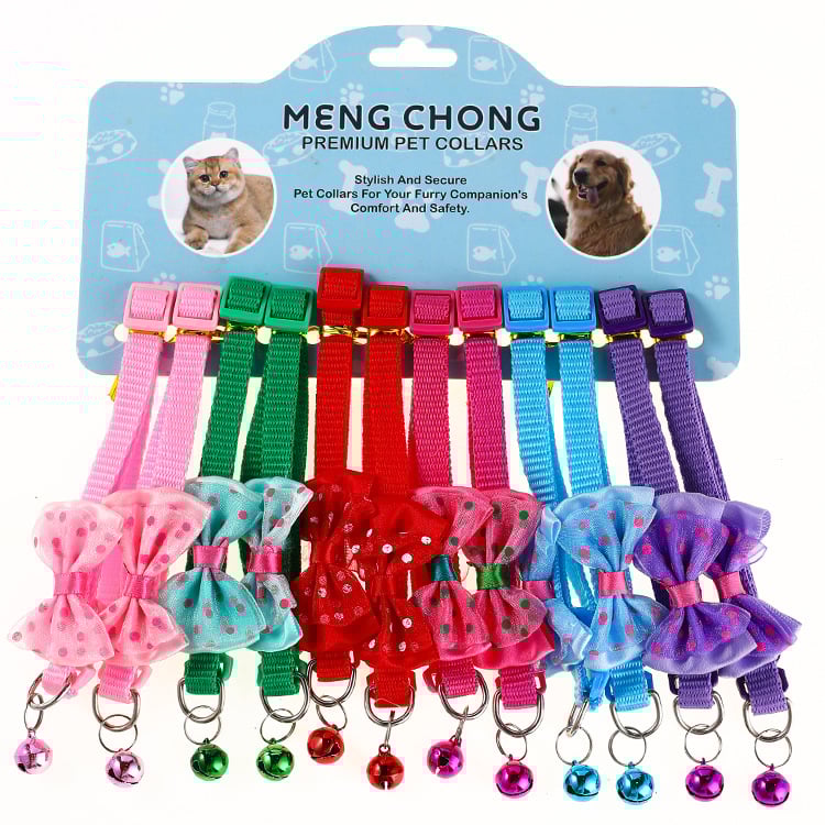 Colier pentru pisici, Polipropilenă, Model cu puncte, Uz general, Stil casual