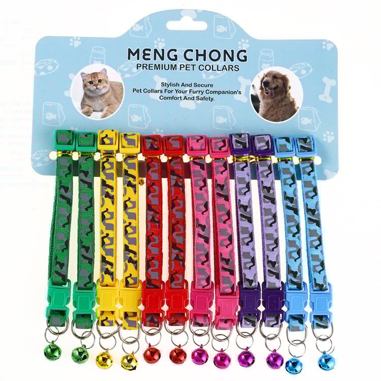 Colier pentru pisici, Polipropilenă, Model cu puncte, Uz general, Stil casual