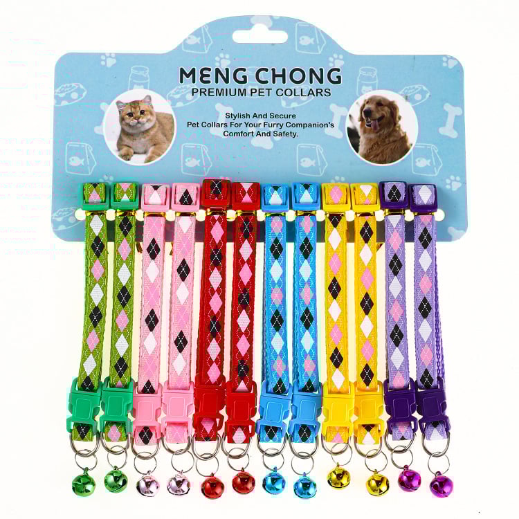 Colier pentru pisici, Polipropilenă, Model cu puncte, Uz general, Stil casual