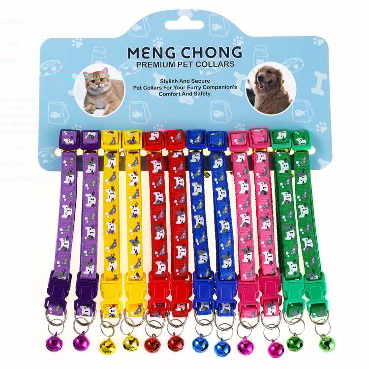 Colier pentru pisici, Polipropilenă, Model cu puncte, Uz general, Stil casual