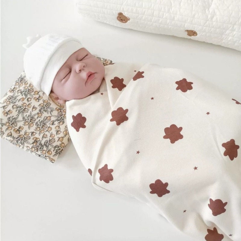 Uus sünnitusjärgne mähkimispled, kerge kõikide aastaaegade jaoks sünteetiliste kiudude tekk, kaasaegne minimalistlik stiil