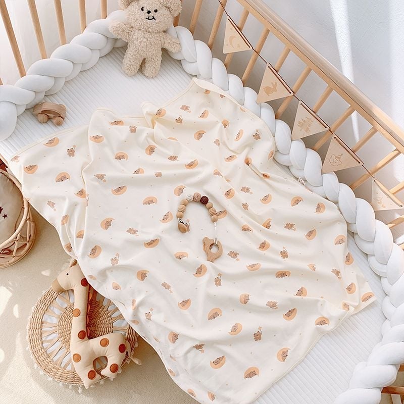 Uus sünnitusjärgne mähkimispled, kerge kõikide aastaaegade jaoks sünteetiliste kiudude tekk, kaasaegne minimalistlik stiil