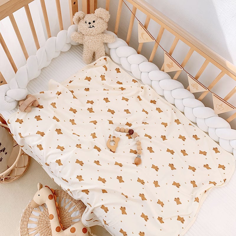 Uus sünnitusjärgne mähkimispled, kerge kõikide aastaaegade jaoks sünteetiliste kiudude tekk, kaasaegne minimalistlik stiil