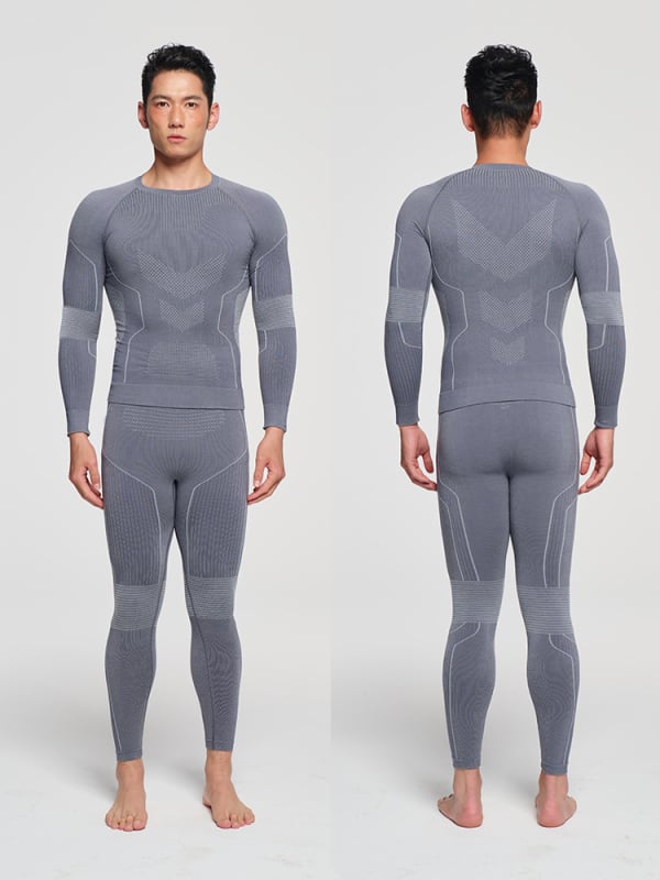 Unisex greitai džiūstantis kombinezonas iš avies vilnos su dryžiu raštu, skirtas lauko žygiams ir slidinėjimui, drėgmės šalinimas, žiemos- pavasario- rudens sezonams