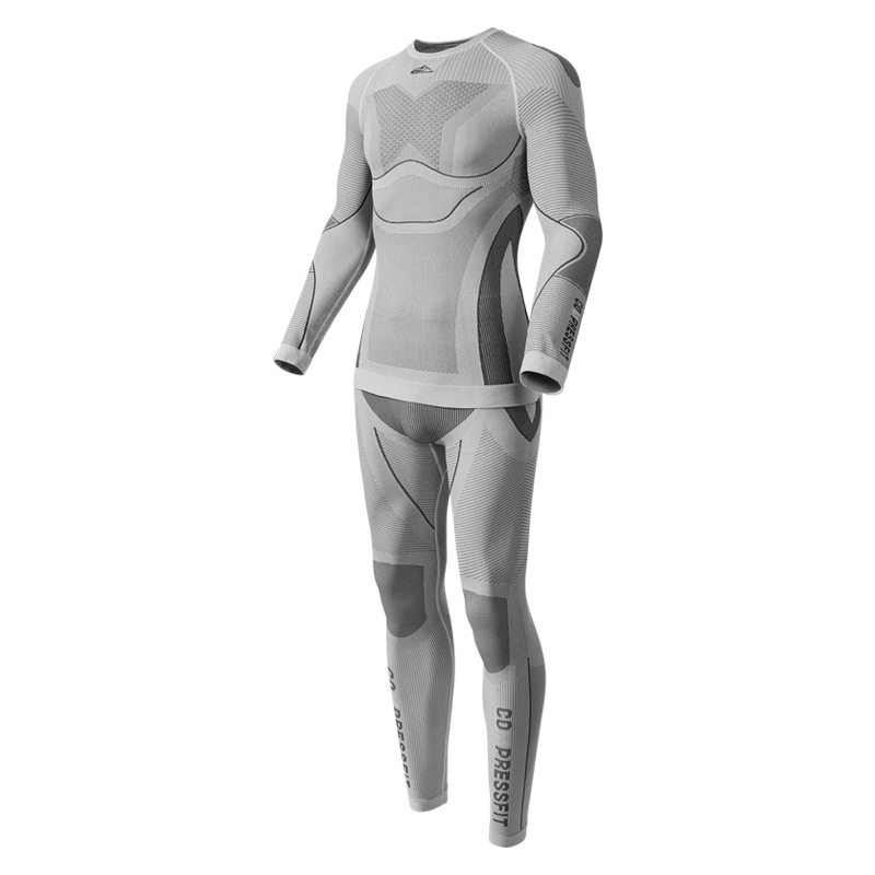 Unisex greitai džiūvantis lauko komplektas – nailono/elastano audinys, dryžių raštas, žiemai, pavasariui ir rudeniui; tinka bėgimui, važiavimui dviračiu, žygiams ir slidinėjimui