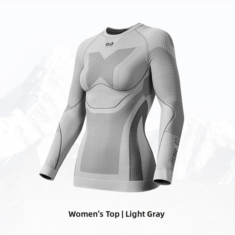 Unisex greitai džiūvantis lauko komplektas – nailono/elastano audinys, dryžių raštas, žiemai, pavasariui ir rudeniui; tinka bėgimui, važiavimui dviračiu, žygiams ir slidinėjimui