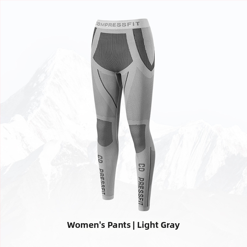 Unisex greitai džiūvantis lauko komplektas – nailono/elastano audinys, dryžių raštas, žiemai, pavasariui ir rudeniui; tinka bėgimui, važiavimui dviračiu, žygiams ir slidinėjimui