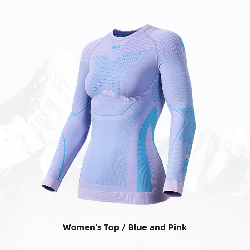 Unisex greitai džiūvantis lauko komplektas – nailono/elastano audinys, dryžių raštas, žiemai, pavasariui ir rudeniui; tinka bėgimui, važiavimui dviračiu, žygiams ir slidinėjimui