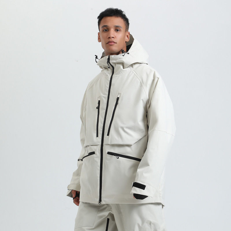 Unisex slēpošanas kombinezons: elpojošs, ūdensnecaurlaidīgs 15000, pret vēju, silts, poliesteru oderējums