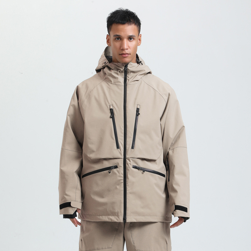 Unisex slēpošanas kombinezons: elpojošs, ūdensnecaurlaidīgs 15000, pret vēju, silts, poliesteru oderējums