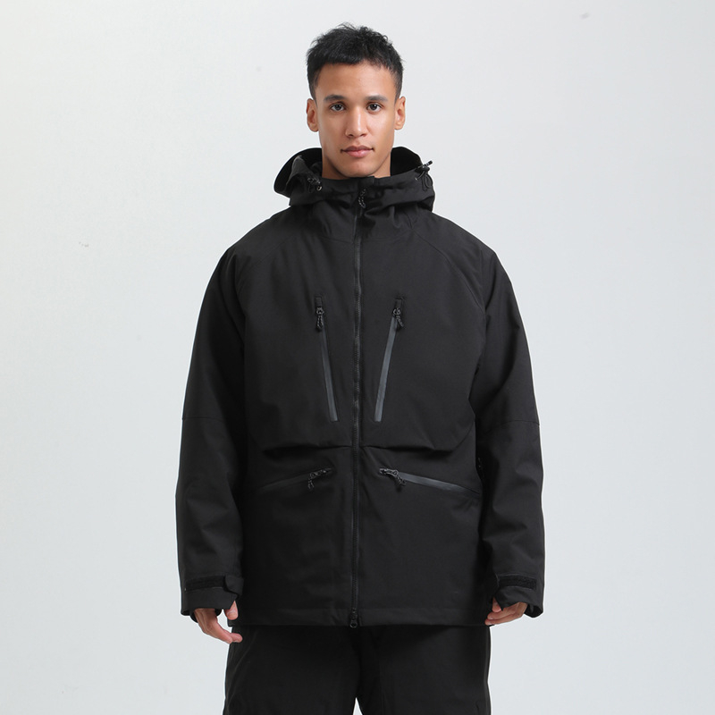 Unisex slēpošanas kombinezons: elpojošs, ūdensnecaurlaidīgs 15000, pret vēju, silts, poliesteru oderējums