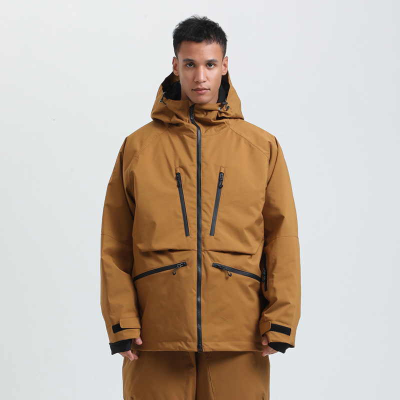 Unisex slēpošanas kombinezons: elpojošs, ūdensnecaurlaidīgs 15000, pret vēju, silts, poliesteru oderējums