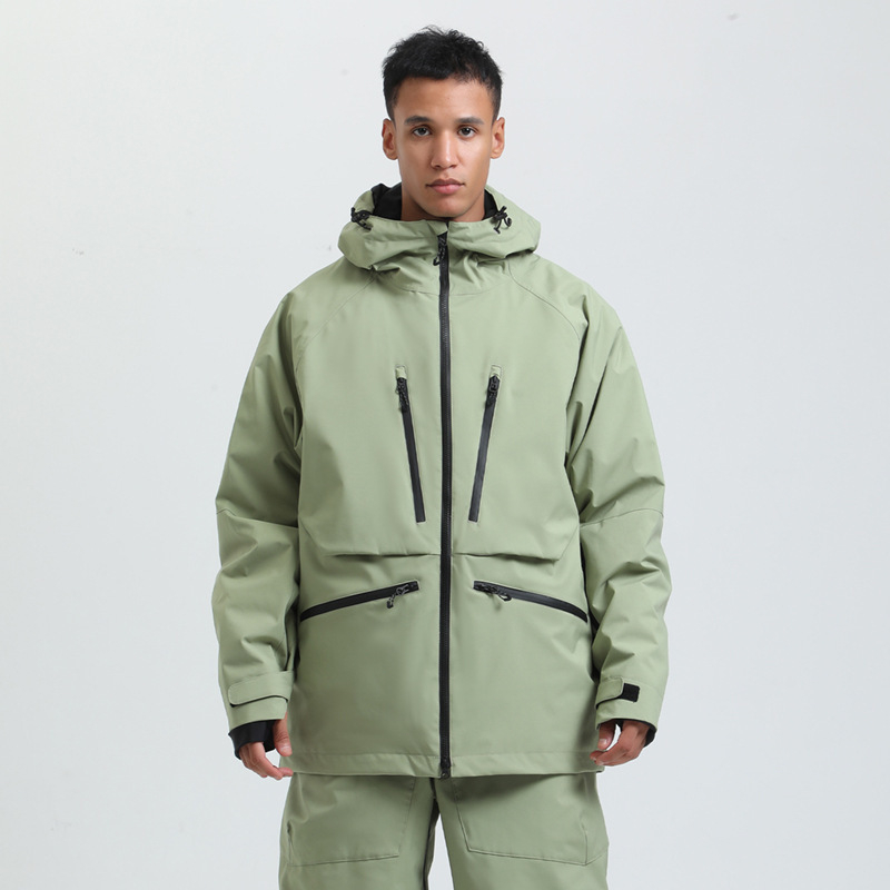 Unisex slēpošanas kombinezons: elpojošs, ūdensnecaurlaidīgs 15000, pret vēju, silts, poliesteru oderējums