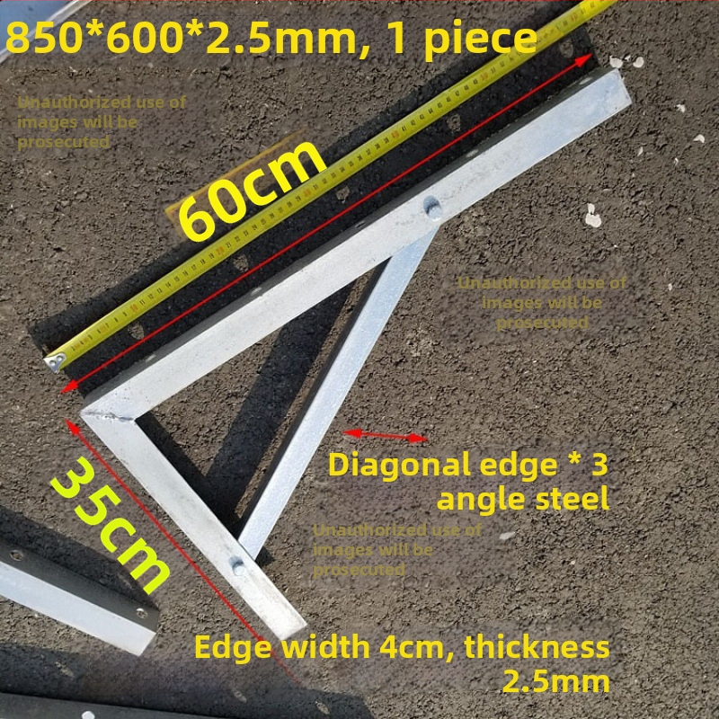 Trikampis geležinis kabelių laikiklis išoriniam sienai - Yangtang, modelis: Įvairūs