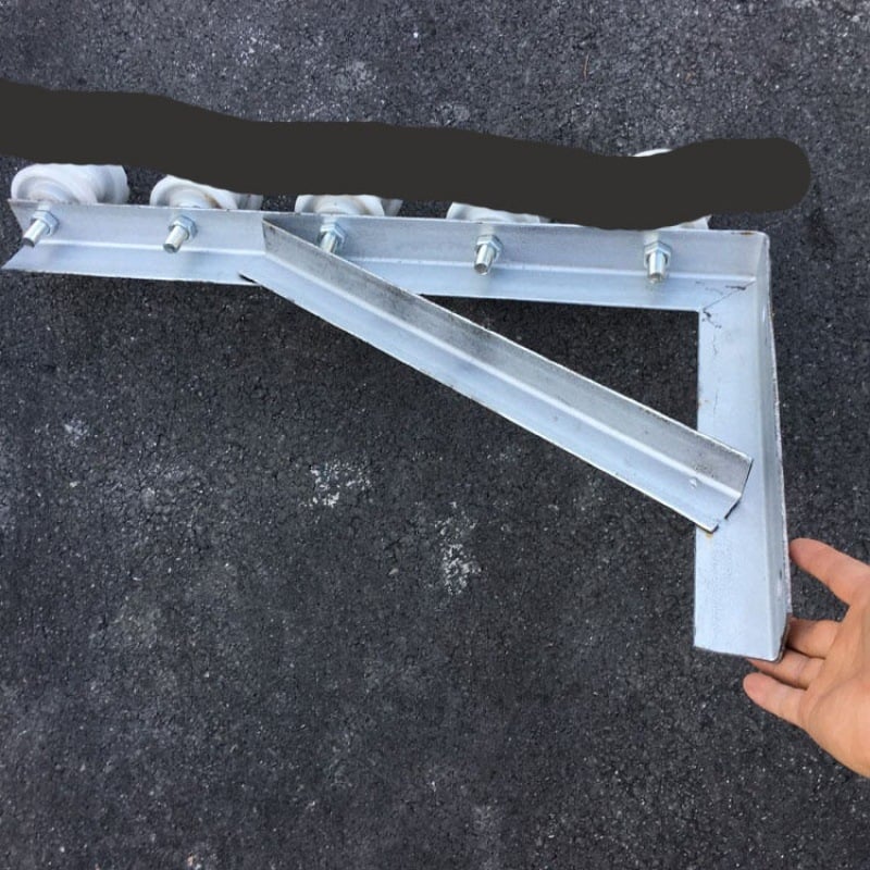 Trikampis geležinis kabelių laikiklis išoriniam sienai - Yangtang, modelis: Įvairūs