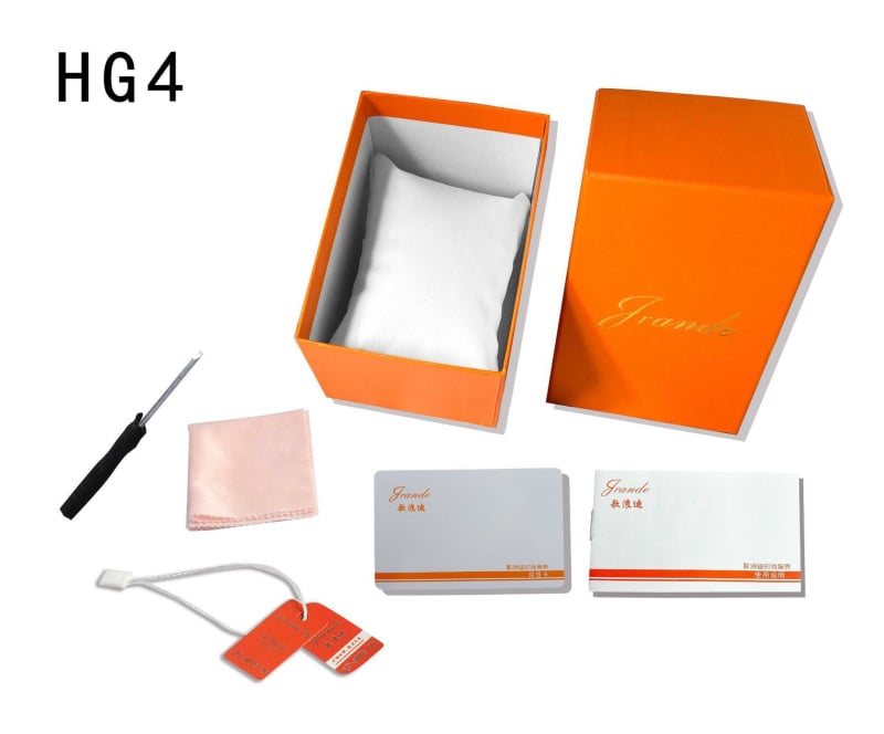 JRANDE κουτί για ρολόγια με διπλό καπάκι, συσκευασία δώρου, διαθεσιμότητα προσωποποίησης, 50 τεμάχια