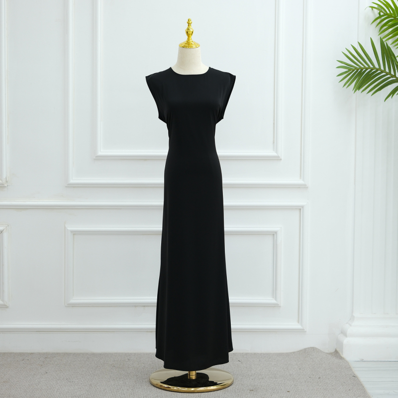 Loriya abajos suknelė su kaspinu, poliesteris, ilgos rankovės, be apykaklės