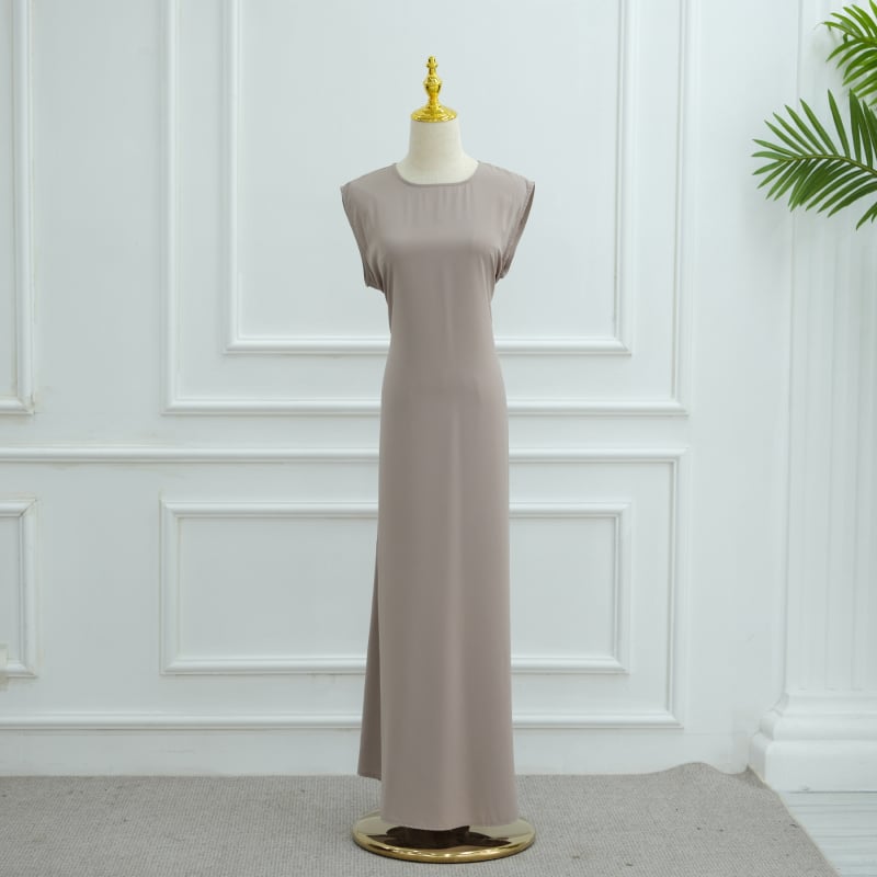 Loriya abajos suknelė su kaspinu, poliesteris, ilgos rankovės, be apykaklės