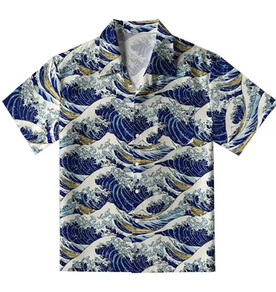 Muška košulja s 3D digitalnim printom, poliester tkanina, kratki rukavi, ležerni kroj, rever ovratnik