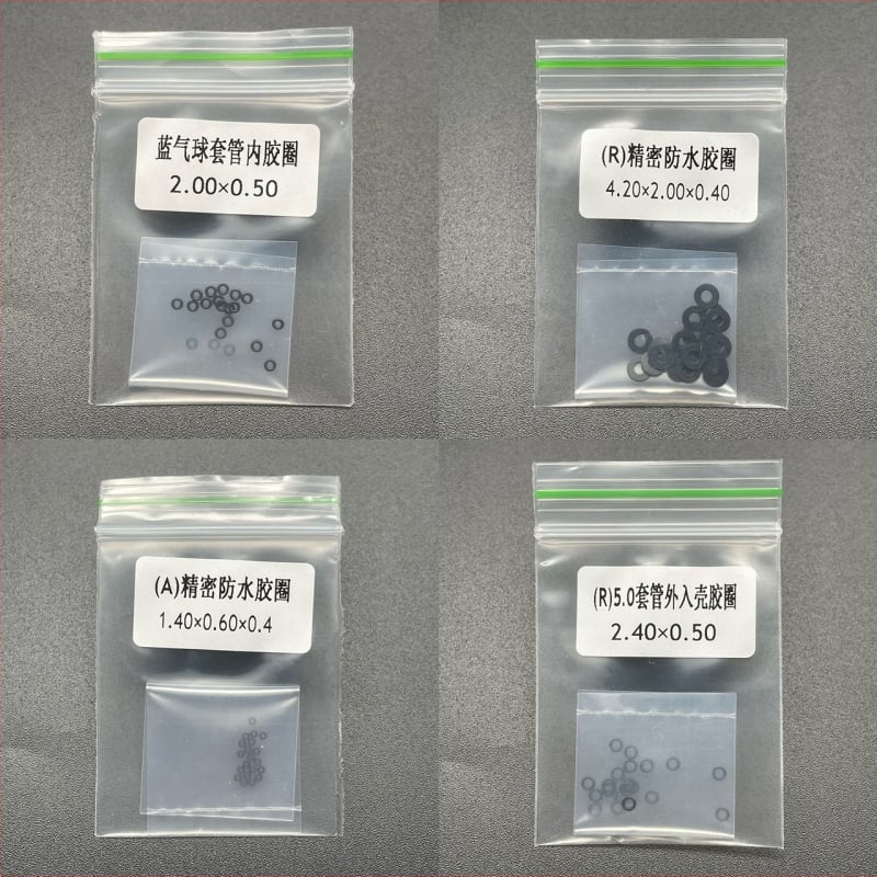 Gumos laikrodžio karūnos sandarinimo žiedas, 5 laipsnių vandeniui atsparus, skirtas išorinei korpusui