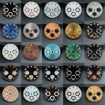 Módosított óraalkatrészek, kompatibilis VK63 kvarcs mozgással, lumineszcens funkcióval