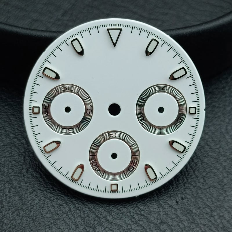 Módosított óraalkatrészek, kompatibilis VK63 kvarcs mozgással, lumineszcens funkcióval