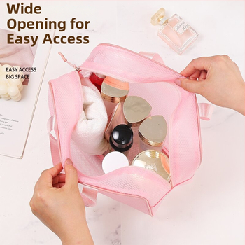 Permatoma EVA kosmetinė dėžutė – kubo formos vandeniui atspari makiažui ir higienos reikmenims, su atspausdintu logotipu