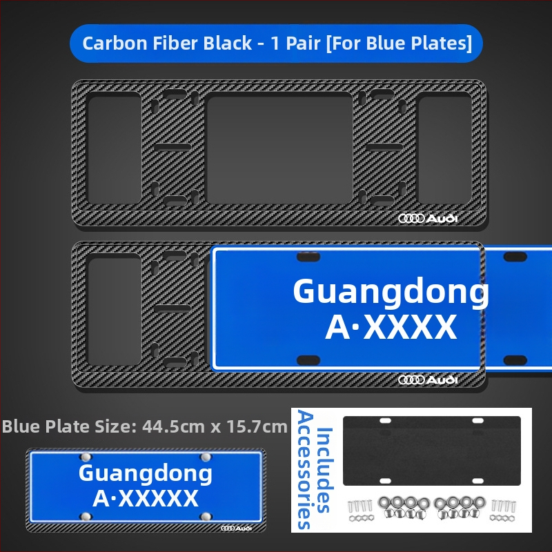 Ramă pentru plăcuța de înmatriculare din aliaj de aluminiu, personalizare logo (100+ opțiuni), compatibilă cu peste 100 de modele de mașini, procesare și personalizare disponibile
