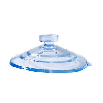 PVC siurbiamas kabliukas automobilio numerio plokštei su grybo galvute, skaidrus, kelių eilių kabliukų dizainas, maksimali apkrova 0–1 kg