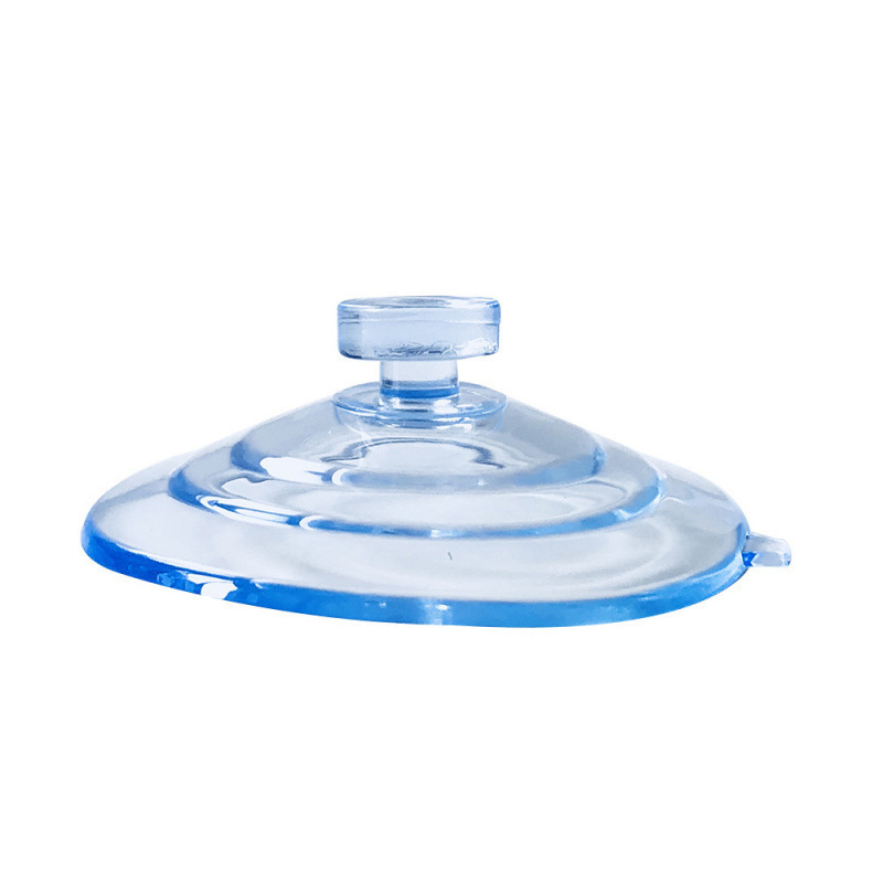 PVC siurbiamas kabliukas automobilio numerio plokštei su grybo galvute, skaidrus, kelių eilių kabliukų dizainas, maksimali apkrova 0–1 kg