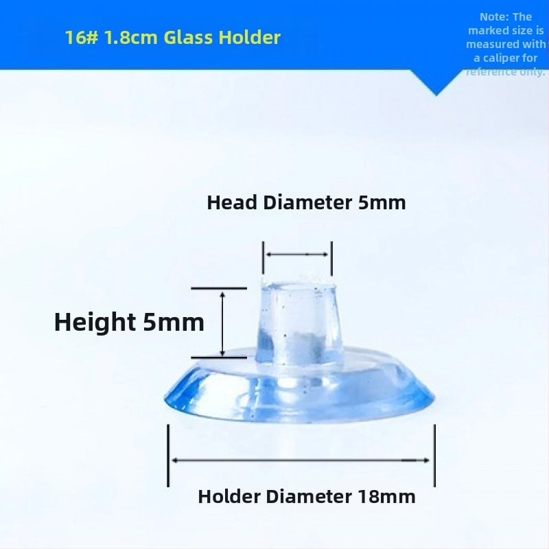 PVC siurbiamas kabliukas automobilio numerio plokštei su grybo galvute, skaidrus, kelių eilių kabliukų dizainas, maksimali apkrova 0–1 kg