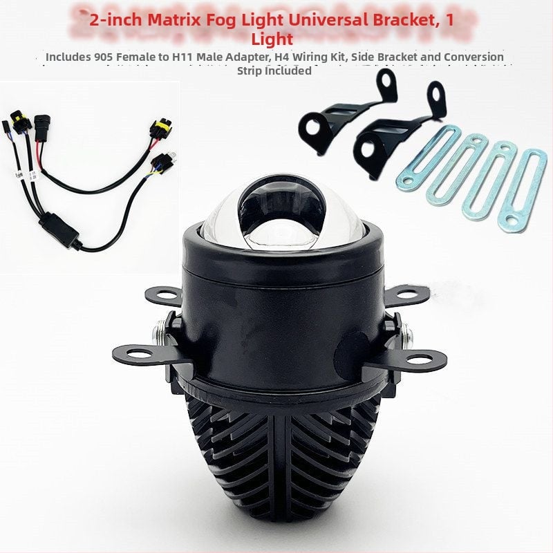 Előre LED ködfény, 45W, 12V, kettős fókuszú fisheye lencsével