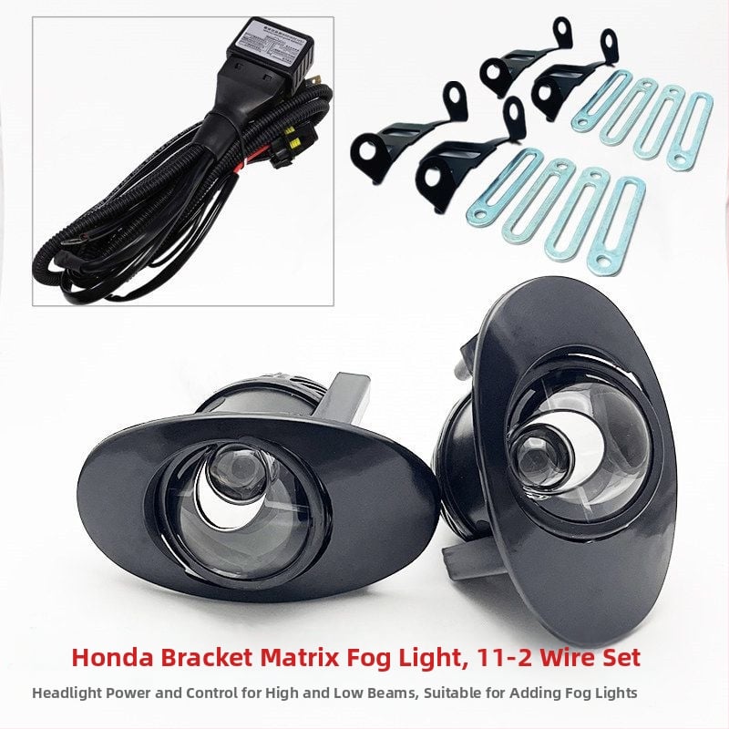 Előre LED ködfény, 45W, 12V, kettős fókuszú fisheye lencsével
