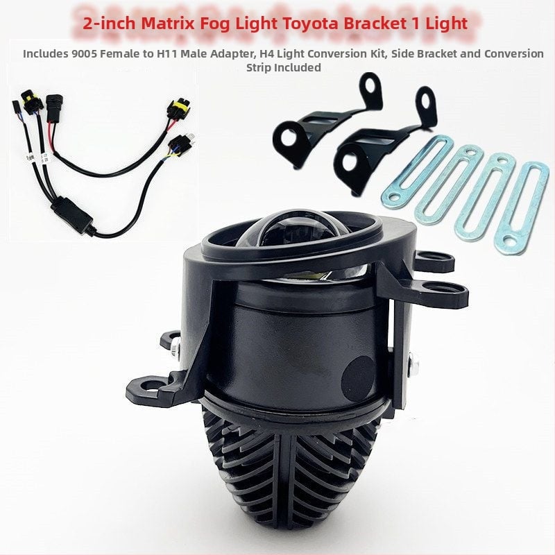 Előre LED ködfény, 45W, 12V, kettős fókuszú fisheye lencsével