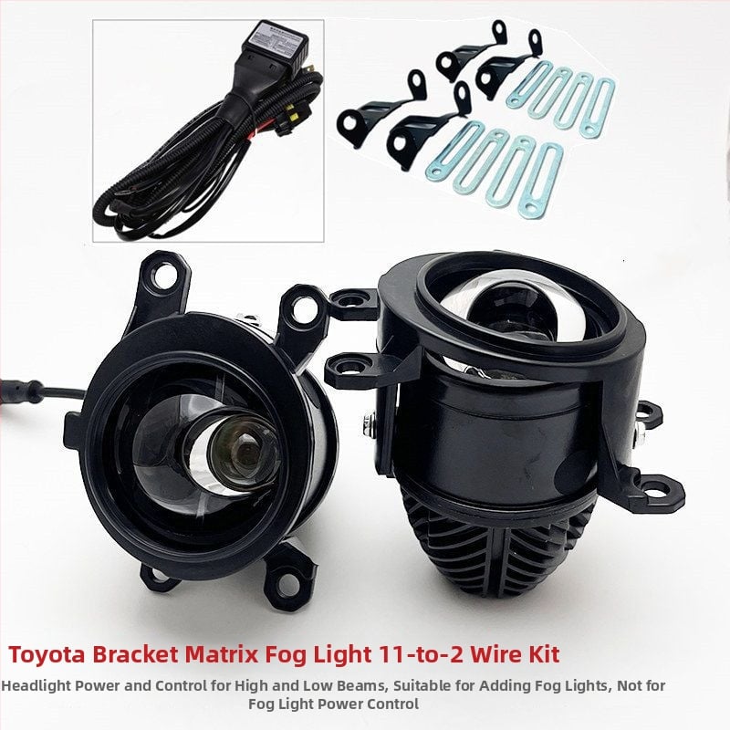 Előre LED ködfény, 45W, 12V, kettős fókuszú fisheye lencsével