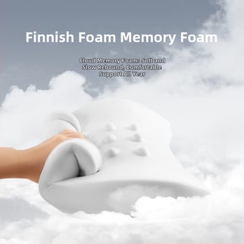 Modernist Automobilio juosmens masažo atrama su atminties putomis, medvilnė, minimalistinis stilius, universalus visoms transporto priemonėms