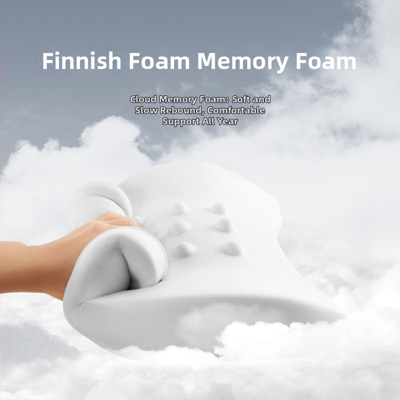 Автомобилен лумбален масажор с паметна пяна, памук, стил минималистичен, универсален за автомобили, марка Modernist